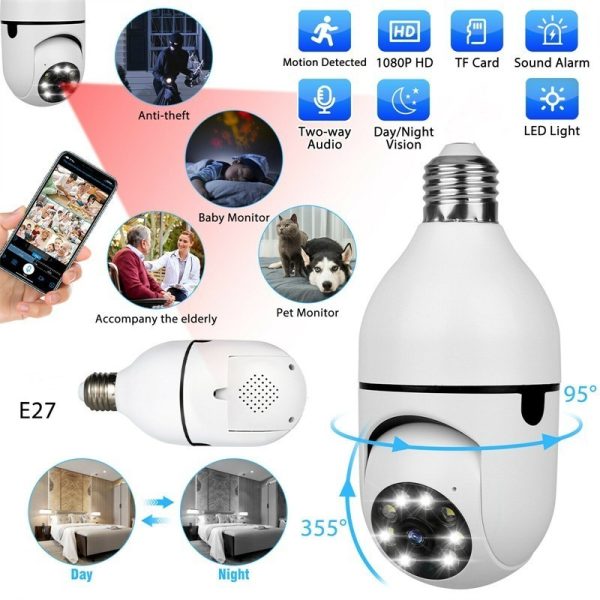 SMART WIFI BULB CAMERA (1080P)📷