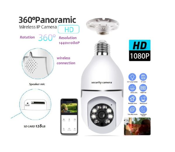 SMART WIFI BULB CAMERA (1080P)📷